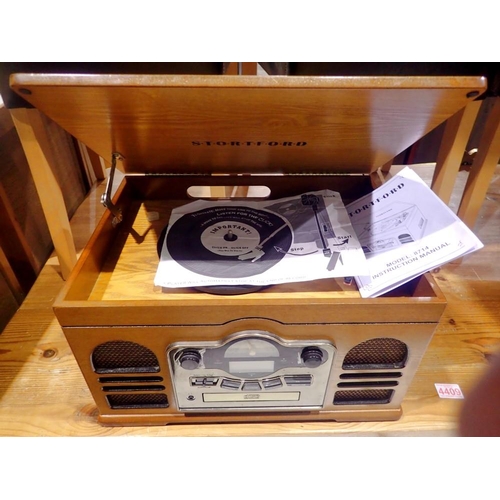 1542 - Strotford record/CD/cassette player. All electrical items in this lot have been PAT tested for safet... 