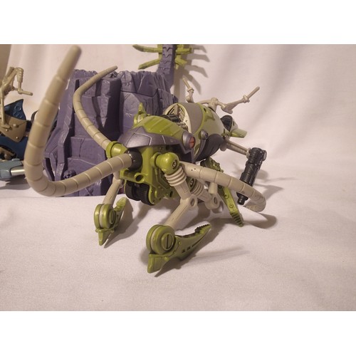 2242 - He-Man, Mattel vehicles/playset: slime pit, War Whale, Skeletor Attack squid, incomplete, in very go... 