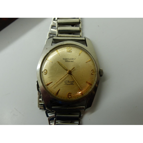 135 - Mixed ladies and gents wristwatches, including Rotary. UK P&P Group 1 (£16+VAT for the first lot and... 