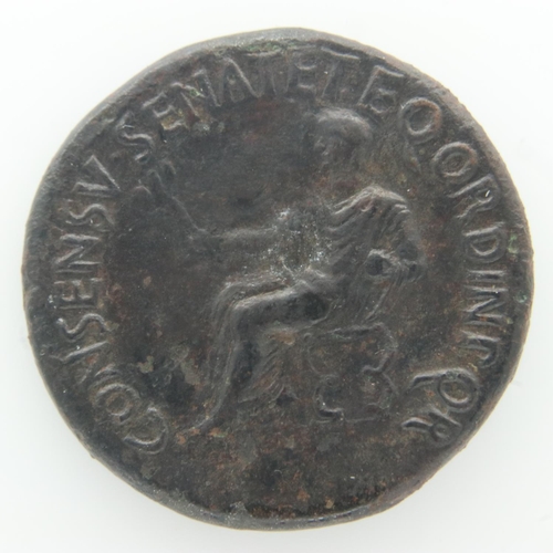 2011 - Roman Dupondius, AD37, Augustus Divus Ex Roma 021122 - VF grade. UK P&P Group 0 (£6+VAT for the firs... 