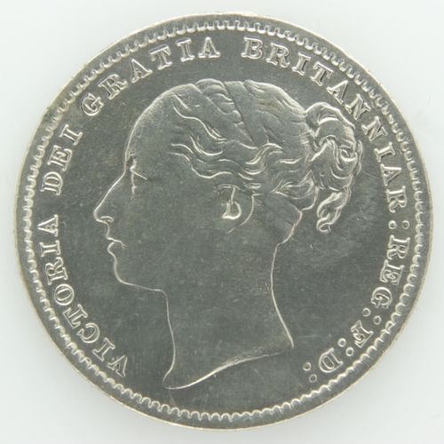 2017 - 1885 silver shilling of Queen Victoria, VF grade. UK P&P Group 0 (£6+VAT for the first lot and £1+VA... 