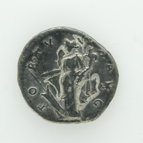 2018 - Roman silver Denarius of Emperor Hadrian at fortification five, VF grade. UK P&P Group 0 (£6+VAT for... 