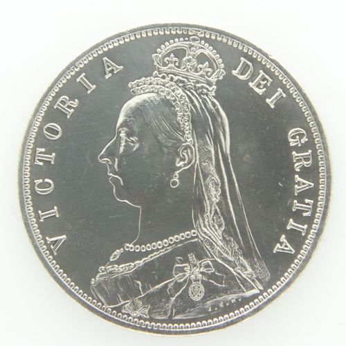 2063 - 1887 - Silver half crown of Queen Victoria -EF grade. UK P&P Group 0 (£6+VAT for the first lot and £... 