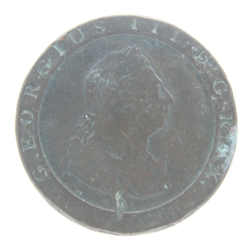 2071 - 1797 - Cartwheel Penny of George III - nVF condition. UK P&P Group 0 (£6+VAT for the first lot and £... 