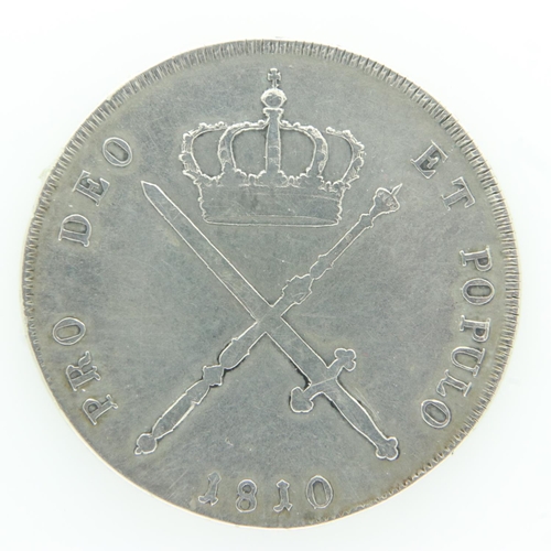 2096 - 1810 Bavarian silver Thaler, VF grade. UK P&P Group 0 (£6+VAT for the first lot and £1+VAT for subse... 