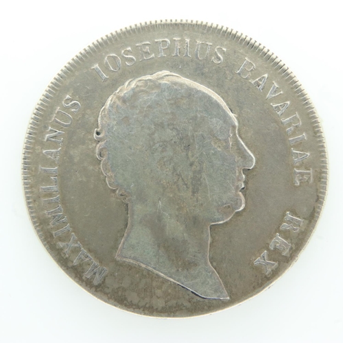 2096 - 1810 Bavarian silver Thaler, VF grade. UK P&P Group 0 (£6+VAT for the first lot and £1+VAT for subse... 