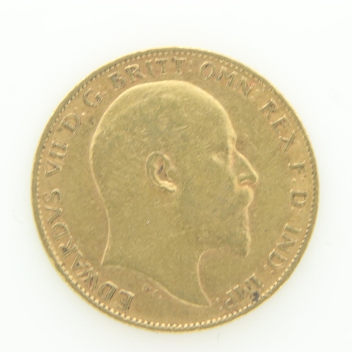 2101 - 1902 gold half sovereign of Edward VII. UK P&P Group 0 (£6+VAT for the first lot and £1+VAT for subs... 