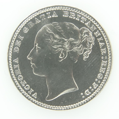 2117 - 1883 silver shilling of Queen Victoria - gEF grade. UK P&P Group 0 (£6+VAT for the first lot and £1+... 