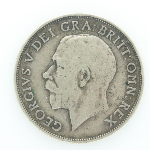 2130 - 1911 silver shilling of George V - aVF grade. UK P&P Group 0 (£6+VAT for the first lot and £1+VAT fo... 