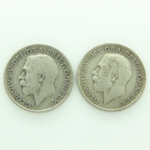 2131 - Two silver sixpences of King George V - VF grade. UK P&P Group 0 (£6+VAT for the first lot and £1+VA... 