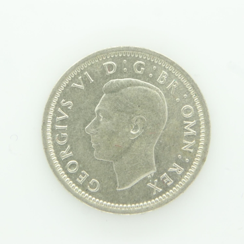 2134 - 1937 silver threepence of George VI - gEF grade. UK P&P Group 0 (£6+VAT for the first lot and £1+VAT... 