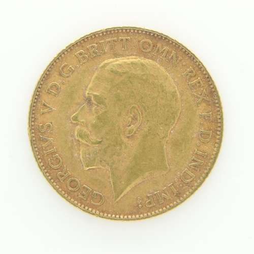 2141 - 1912 gold half sovereign of George V. UK P&P Group 0 (£6+VAT for the first lot and £1+VAT for subseq... 