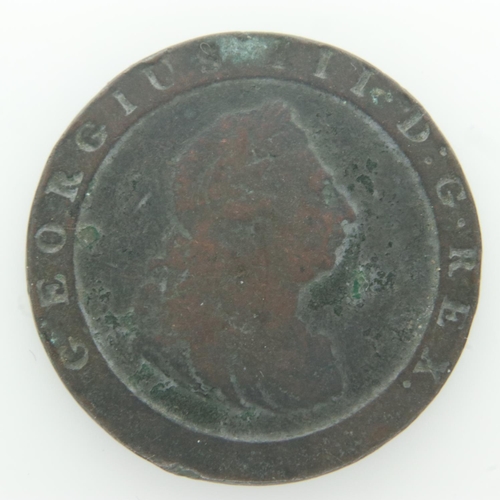 2151 - 1797 Cartwheel penny of George III - gF grade. UK P&P Group 0 (£6+VAT for the first lot and £1+VAT f... 