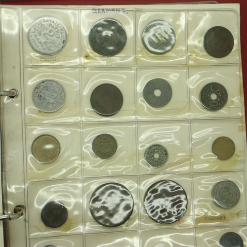 2179 - A collection of UK territories and world coins, including many silver denominations and banknotes. U... 