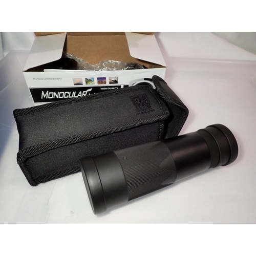 1103 - Monocular telescope, 8-24x40 mm. UK P&P Group 1 (£16+VAT for the first lot and £2+VAT for subsequent... 