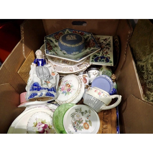 1379 - Large quantity of mixed ceramics including jasperware. Not available for in-house P&P