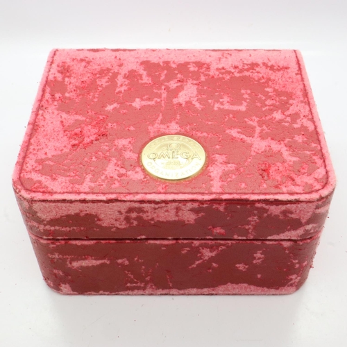 100 - Omega gents wristwatch box with Omega papers. UK P&P Group 1 (£16+VAT for the first lot and £2+VAT f... 