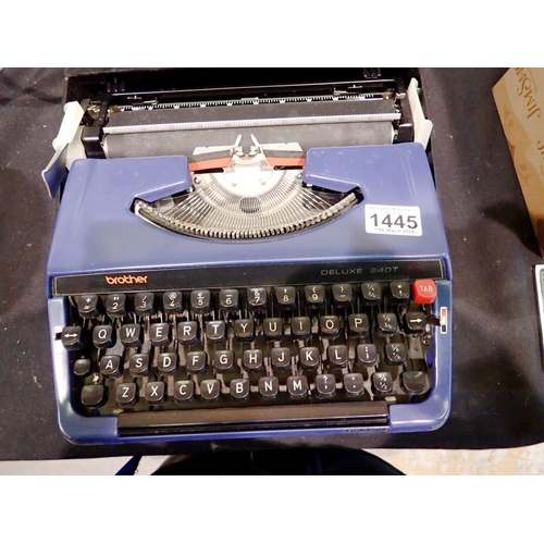 1445 - Brother typewriter #K43780278. Not available for in-house P&P