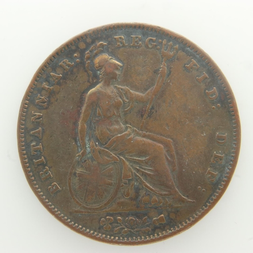 2059A - 1858 penny of Queen Victoria - VF. UK P&P Group 0 (£6+VAT for the first lot and £1+VAT for subsequen... 