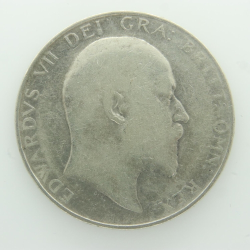 2093A - 1907 - silver half crown of Edward VII - gF grade. UK P&P Group 0 (£6+VAT for the first lot and £1+V... 