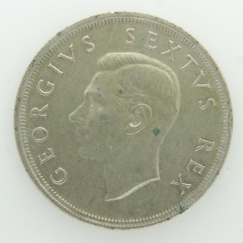 2147A - 1952 Colonial South Africa silver crown of George VI - EF grade. UK P&P Group 0 (£6+VAT for the firs... 