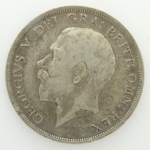 2150A - 1916 silver half crown of George V - gF grade. UK P&P Group 0 (£6+VAT for the first lot and £1+VAT f... 