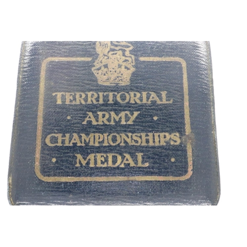 2272 - George VI Territorial Army Efficiency service medal, to Sapper W Highcock, Royal Engineers, together... 