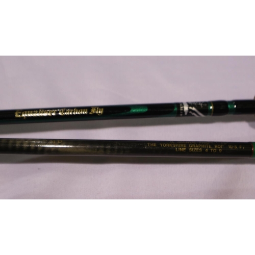 2022 - Equaliser Garden fly rod by Shakespear with a further Mackenzie Phillips rod. UK P&P Group 2 (£20+VA... 