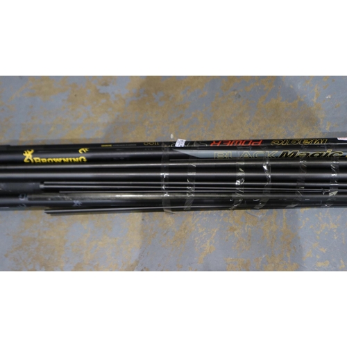 2024 - Mixed poles and accessories, including Browning. UK P&P Group 2 (£20+VAT for the first lot and £4+VA... 