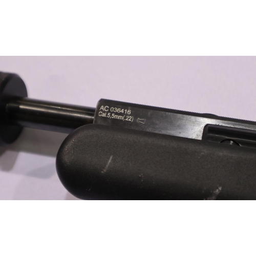 2055 - Hammerli Armex .22 air rifle with scope and silencer. UK P&P Group 3 (£30+VAT for the first lot and ... 
