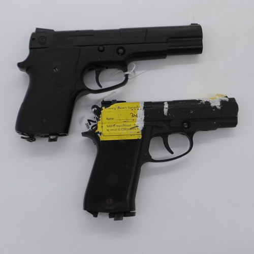 2056 - Two Anics CO2 air pistols Model A101 and A-112. UK P&P Group 2 (£20+VAT for the first lot and £4+VAT... 