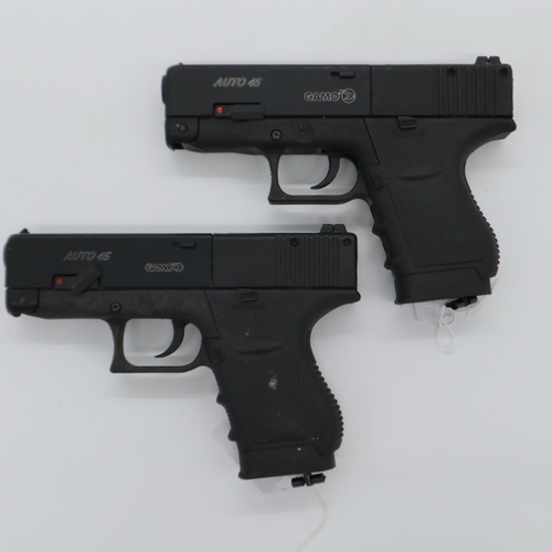 2058 - Two Gamo Auto 45 CO2 air pistol (4.5mm) UK P&P Group 2 (£20+VAT for the first lot and £4+VAT for sub... 