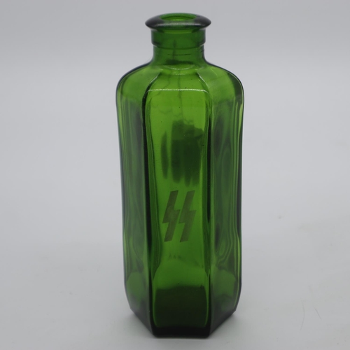 2095 - WWII German Waffen SS Poison Bottle, H: 17 cm, no stopper present. UK P&P Group 2 (£20+VAT for the f... 