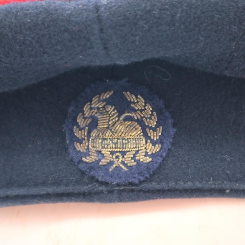 2136 - Gloucestershire Regiment Officers Cap Complete with the front and rear badges. Worn as a Battle hono... 