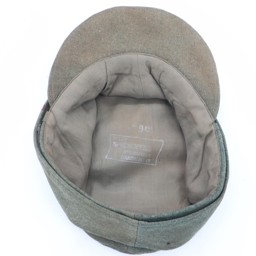 2139 - Third Reich Waffen SS M43 Cap. very small cut on the top. A real “Been There” item. UK P&P Group 2 (... 