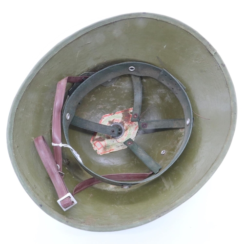 2141 - Vietnam War Era North Vietnamese Army (NVA) Fiber Helmet, UK P&P Group 2 (£20+VAT for the first lot ... 