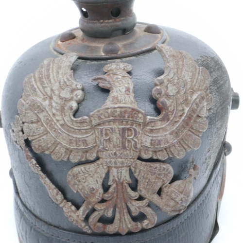 2147 - WWI Prussian 1915 Model Pickelhaube Spiked Helmet.UK P&P Group 2 (£20+VAT for the first lot and £4+V... 