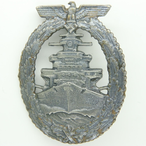 2219 - Kriegsmarine High Seas Fleet award, maker RKS. UK P&P Group 1 (£16+VAT for the first lot and £2+VAT ... 