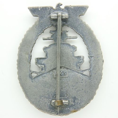 2219 - Kriegsmarine High Seas Fleet award, maker RKS. UK P&P Group 1 (£16+VAT for the first lot and £2+VAT ... 