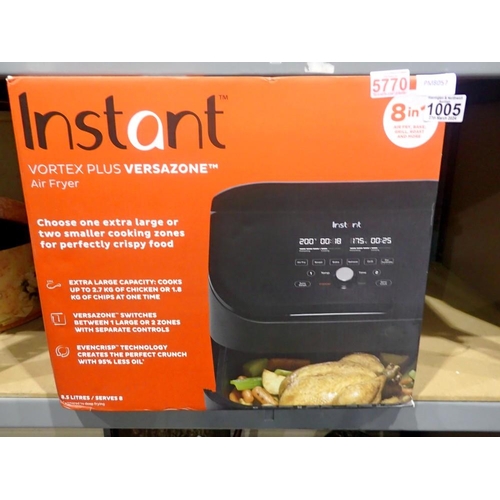 1005 - Instant Vortex Plus Verazone air fryer, as new in box. Not available for in-house P&P