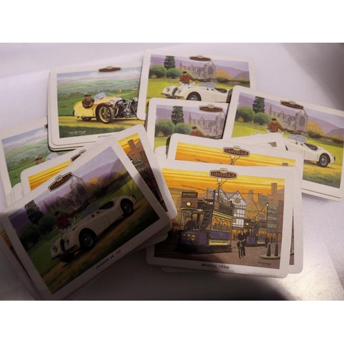 1081 - Selection of Castella clear collectors cards, Britains Motoring History. UK P&P Group 1 (£16+VAT for... 