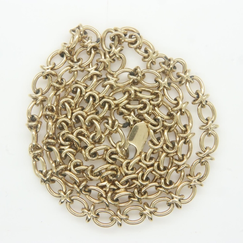 2 - 9ct gold chain, L: 60cm, 30.4g. UK P&P Group 1 (£16+VAT for the first lot and £2+VAT for subsequent ... 