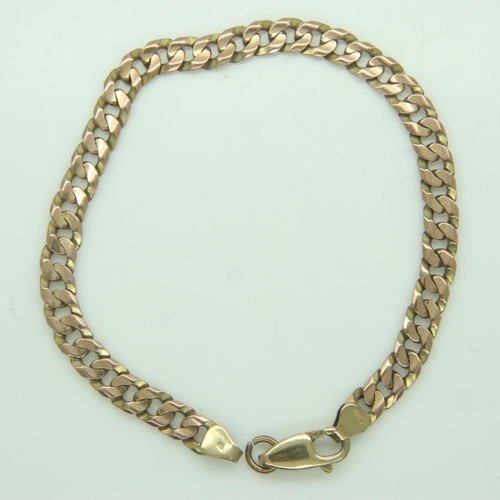 35 - 9ct gold bracelet, L: 18cm, 8.3g. UK P&P Group 0 (£6+VAT for the first lot and £1+VAT for subsequent... 