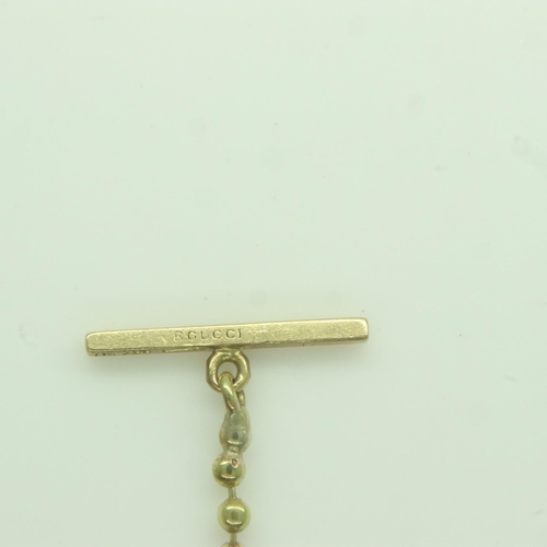 50 - Gucci 18ct gold bracelet, L: 16 cm, 2.8g. UK P&P Group 1 (£16+VAT for the first lot and £2+VAT for s... 