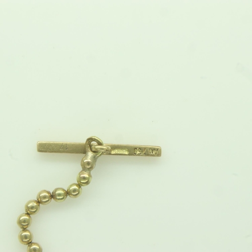 50 - Gucci 18ct gold bracelet, L: 16 cm, 2.8g. UK P&P Group 1 (£16+VAT for the first lot and £2+VAT for s... 