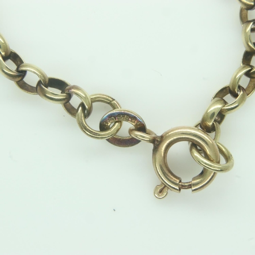 51 - 9ct gold bracelet, L: 18 cm,  4.0g. UK P&P Group 1 (£16+VAT for the first lot and £2+VAT for subsequ... 