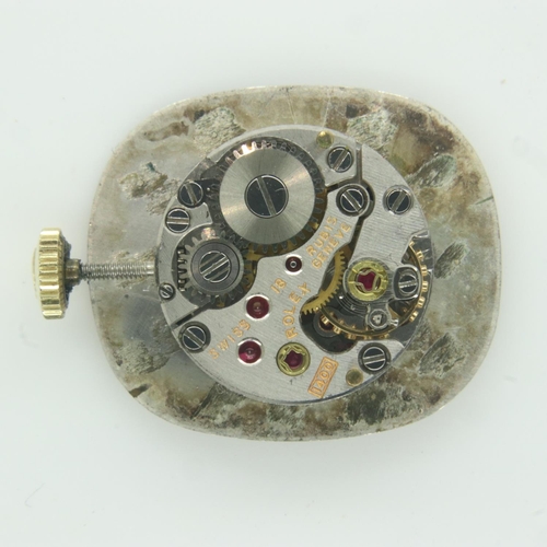 102 - ROLEX: ladies Rolex Precision wristwatch movement, working at lotting. UK P&P Group 0 (£6+VAT for th... 