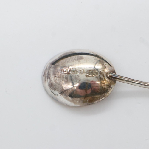 118 - Cased set of hallmarked silver coffee bean spoons, 39g. UK P&P Group 1 (£16+VAT for the first lot an... 