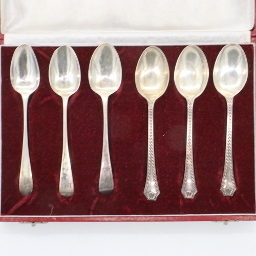 119 - Six boxed silver spoons, 85g. UK P&P Group 1 (£16+VAT for the first lot and £2+VAT for subsequent lo... 