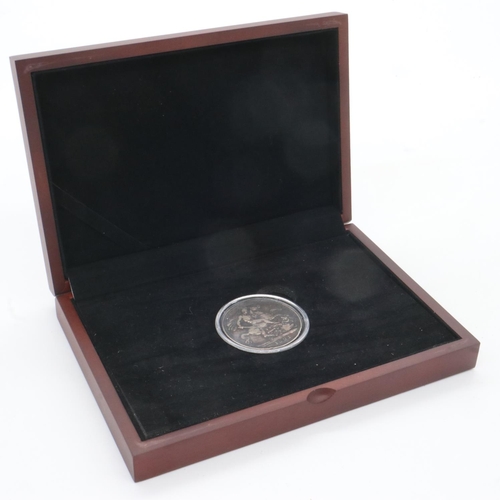 142 - Boxed 1891 silver crown of Queen Victoria. UK P&P Group 0 (£6+VAT for the first lot and £1+VAT for s... 